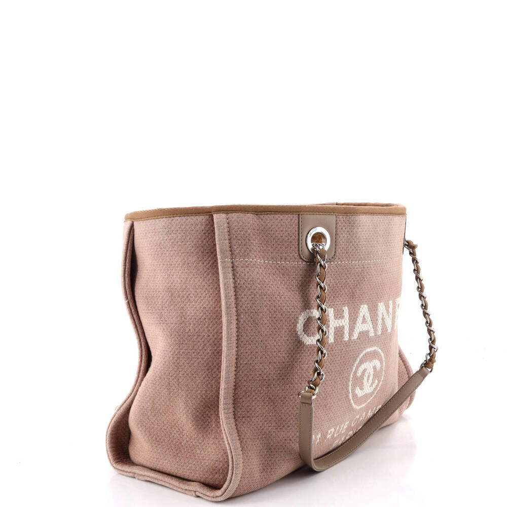Chanel Deauville Tote Canvas Small #261990C23B - Picture 2 of 7